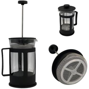 Imagem de Cafeteira Prensa Francesa Cremeira Café Chá Leite 350 ml Manual Vidro (350ml)