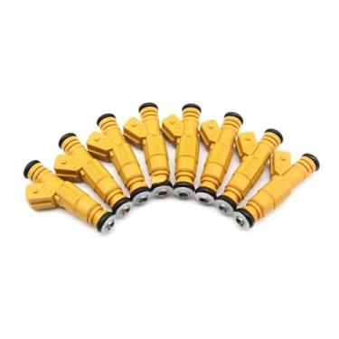 Imagem de Conjunto de 8 bicos injetores de combustível para Jeep Wrangler (1991-1998) e Comanche (1987-1991). Peças de reposição para automóveis.