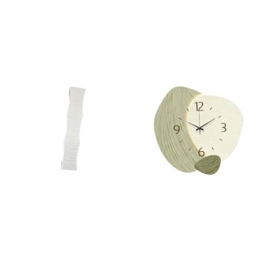 Imagem de Whtkoph Abajur Decorativo para Sala de Estar E Relógio de Parede Silencioso com Design de Desenho Animado para Cozinha Moderna, Escritório Ou Qualquer Outro a