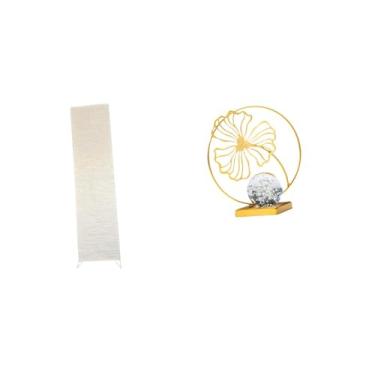 Imagem de Whtkoph Abajur de Chão com Cúpula em Formato de Folha, Decoração para Sala de Estar, Figura de Ferro, Capa para Abajur de Chão, Ornamento Colecionável, Escult