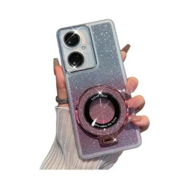 Imagem de Capa De Telefone Com Suporte Magnético Brilhante Para Moto G Series, C