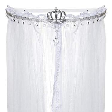 Imagem de Potinho de Mel Dossel Corôa E Strass Com Mosquiteiro Quarto Bebê Infantil Menina Menino