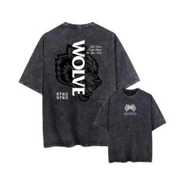 Imagem de Camiseta Masculina Oversized Vintage Lavada Para Academia E Musculação