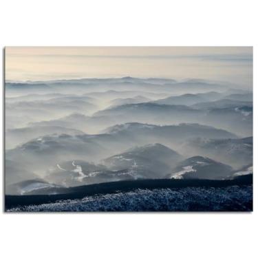 Imagem de Impressão em tela Clouds Wall Art Sunrise Poster Cool Horizon para casa conjunto de 1 decorações não ramificadas 30,5 x 20,3 cm