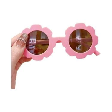 Imagem de Óculos De Sol Infantil Em Cores Candy Com Proteção UV Para Meninos E M