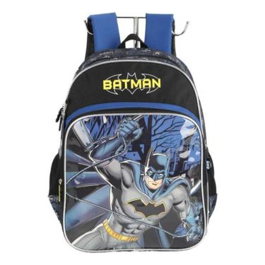 Imagem de Mochila De Costas Infantil  Batman Com Chaveiro