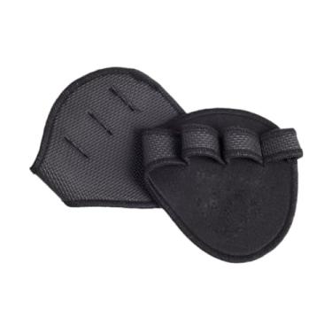 Imagem de menolana Conjunto de 2 Luvas Protetoras de Mão Pretas para Levantamento de Peso e Musculação - Acessórios de Alta Performance - Ideal para Musculação,