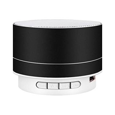 Imagem de Caixa de Som BT com Luzes 7 Cores Pequena Sem Fio Portátil Recarregável via USB para Viagens Ao Ar Livre Casa Escritório Música Alta Surround 360 10m