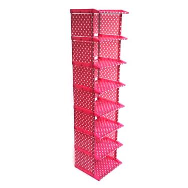 Imagem de Organizador de Armazenamento com 7 Camadas Multifuncional para Livros Sapatos Brinquedos Plantas Verdes Decorações Quarto Sala Estudo Estar