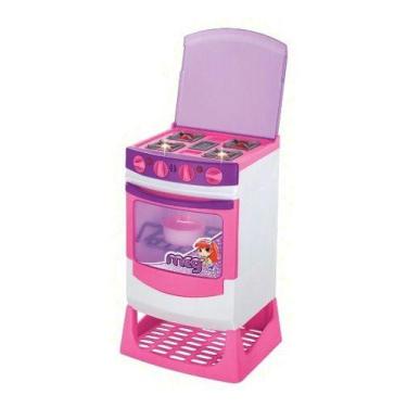Imagem de Fogãozinho Infantil Master Chefe Eletrônico 8014 Magic Toys, Rosa