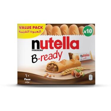 Imagem de Nutella B-ready Biscoitos Wafer Com Creme Nutella kit c/ 10
