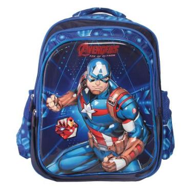 Imagem de Mochila Infantil Masculina Escolar Grande Alça Costas 3D - Plike