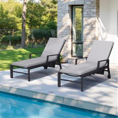 Imagem de Cojines para Chaise Lounge Crestlive Exterior 203 cm Largo x 58 cm Anc