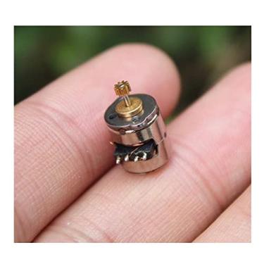 Imagem de iniciador eletrônico DIY 10 peças 8 mm micro stepper iniciador eletrônico, acionador eletrônico de quatro fios bifásico, câmera digital pequena DIY 9 dentes engrenagem stepper bombas de arranque