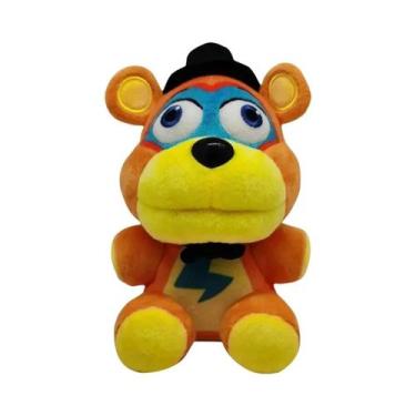 Imagem de Brinquedos De Pelúcia FNAF De 18cm Kawaii Freddy Foxy Bonnie Bear Ribb