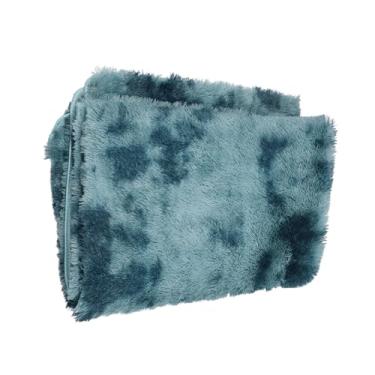 Imagem de Aramox Tapete Macio de área, Fibra de Poliéster Macia, Quadrado, Felpudo, Lavável, Pilha Longa, Design Moderno de Estilo Nórdico para Decoração de Sala de Estar (120 * 160)