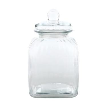 Imagem de HUB.ME - Pote Hermético de Vidro com Capacidade de 3,5 Litros, Cromus.