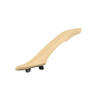 Imagem de Compatível com BMW Série 5 F10 F11 F18 520i 523i 525i 528i 535i LHD RHD Porta interna Puxador de couro Conjunto de substituição Maçaneta interna da porta(LEFT BEIGE)