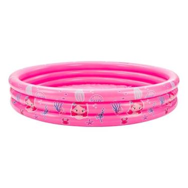 Imagem de DM Toys Piscina Inflável Infantil 300L Sereia