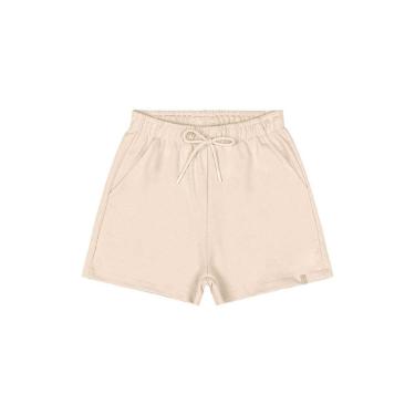 Imagem de Short Juvenil Básico em Moletom Gloss-Feminino