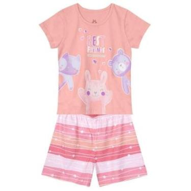 Imagem de Pijama Infantil Menina Estampa Brilha No Escuro Brandili-Feminino