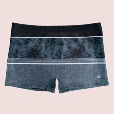 Imagem de Sunga Boxer Box Mash Estampada Masculina Com Proteção UV+-Masculino