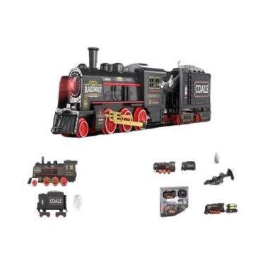 Imagem de Conjunto De Trem Elétrico De Natal Para Crianças Com Luzes E Música, D