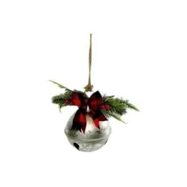 Imagem de Grandes Enfeites De Sino De Natal Com Fitas Para Decoração De Árvore D