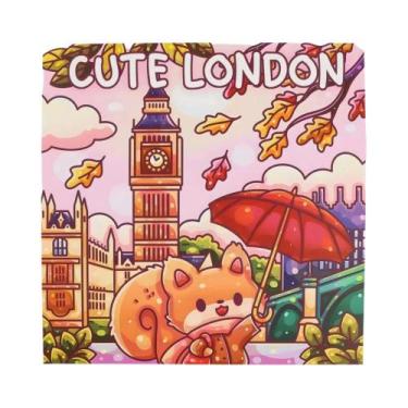 Imagem de Livro De Colorir Com Personagens Kawaii De Pontos Turísticos Coloridos