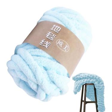 Imagem de Cobertor de fio de chenille | Fio macio e felpudo para cobertor e crochê - macio para, bolas de lã para artesanato, poliéster para chapéus, sapatos, luvas, faça você mesmo