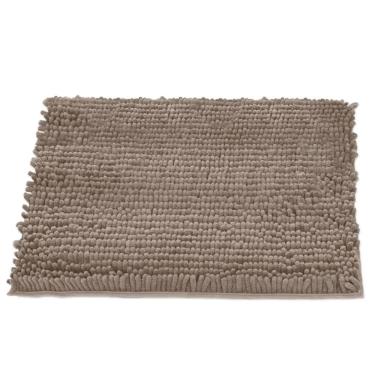 Imagem de Tapete Buettner Microfibra Antiderrapante Chenille Ginko 60cmx90cm Areia