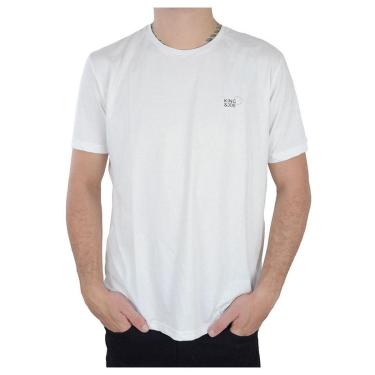 Imagem de Camiseta Masculina King&Joe MC Algodão Pima Branca - CA23601-Masculino