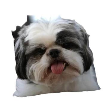 Imagem de Capa De Almofada Para Cachorro Shih Tzu, Capa Decorativa Moderna Para 