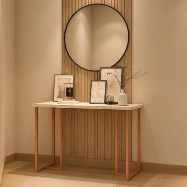 Imagem de Aparador Buffet Industrial Mali 1.20m Hall de Entrada Decoração Pé de 