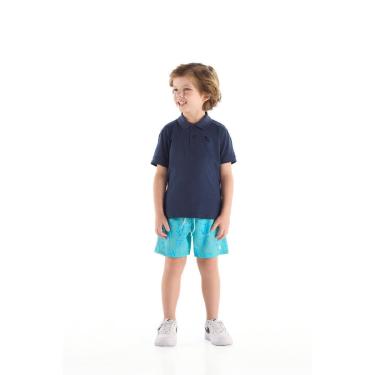 Imagem de Bermuda Infantil Microfibra Tropical Quimby-Masculino