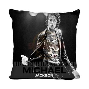 Imagem de Capa De Almofada Quadrada Personalizada Michael Jackson Super Star Com