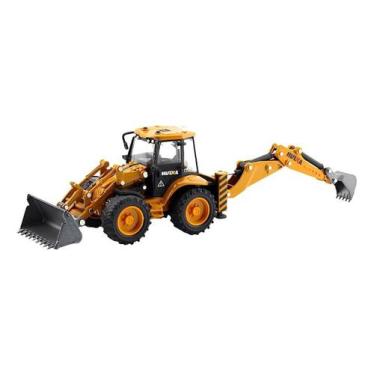 Imagem de Brinquedo Da Maquina Agrícola Retroescavadeira Modelo 1:50 - Huina