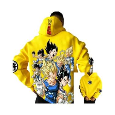 Imagem de Hoodie Unissex Dragon Ball Z, Moletom De Algodão Com Estampa De Goku E