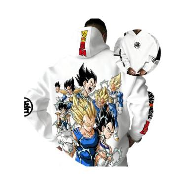 Imagem de Hoodie Unissex Dragon Ball Z, Moletom De Algodão Com Estampa De Goku E