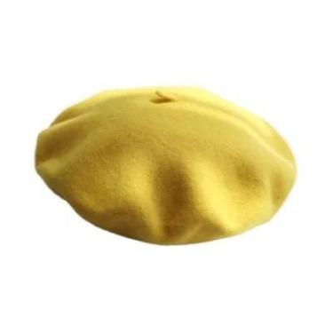 Imagem de Boina Feminina Quente De Lã Grossa Estilo Artista Francês Para Meninas