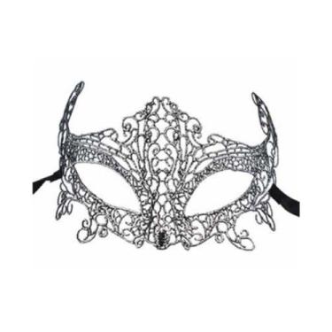 Imagem de Máscara de cosplay, Lady Lace, meia face, Natal e Halloween - yiweisai