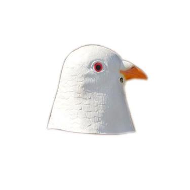 Imagem de Fantasia de festa de Halloween, máscara facial completa de látex de po