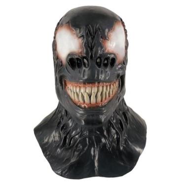 Imagem de Máscara de látex, capa facial, cosplay, adereço de festa de Halloween 