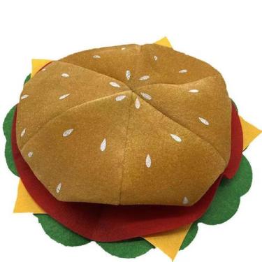 Imagem de Hat Funny Hamburger Food Cosplay Game Performance - yiweisai