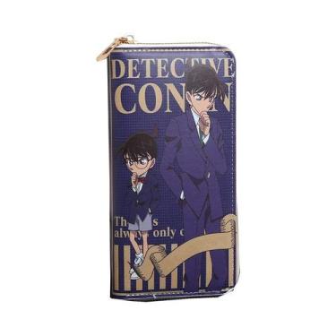 Imagem de Carteira Detectives Conans Anime Characters Slim BiFold PU - Yiweisai