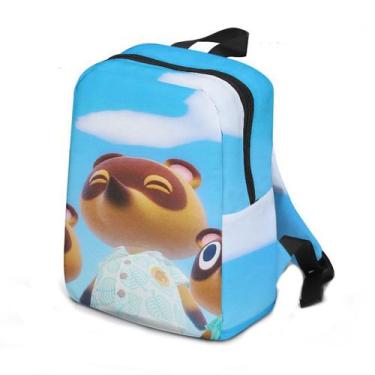 Imagem de Mochila escolar infantil Tom Nooks com impressão 3D de algodão e polié