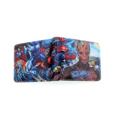 Imagem de Carteira, porta-moedas, couro, bifold, Groot Galaxy Guardian - Yiweisa