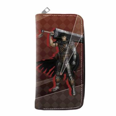 Imagem de Carteira Berserks Anime Characters Slim BiFold Multi PU - Yiweisai
