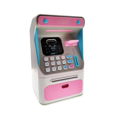 Imagem de Senha de caixa eletrônico elétrico de cofrinho para crianças Anime Pig