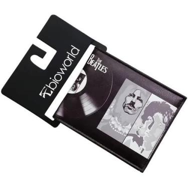 Imagem de Carteira Beatles Anime Characters Slim Bifold em couro PU - Yiweisai